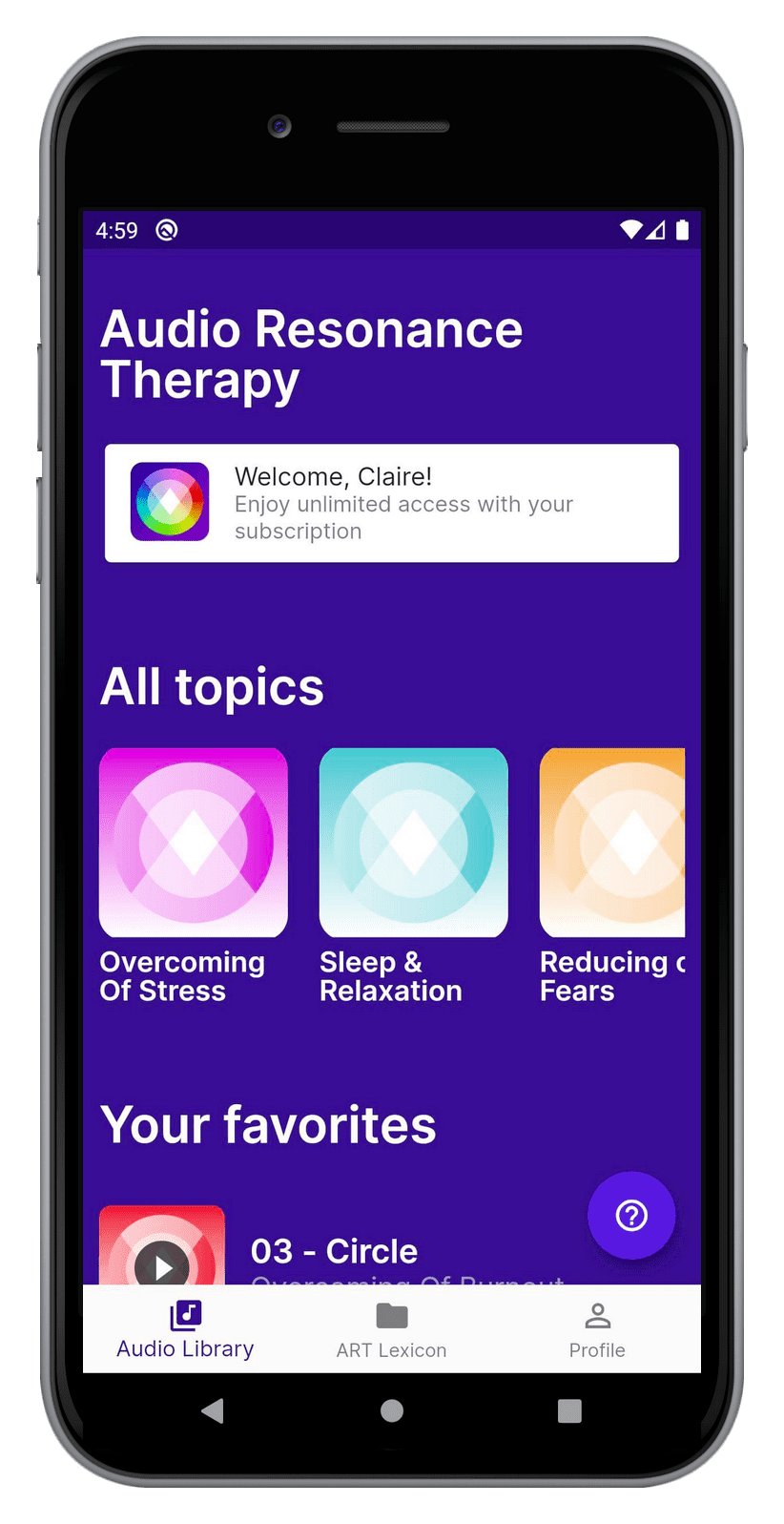 meditation app ART meditation app