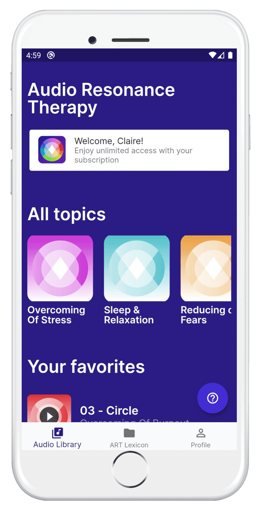 ART meditation app